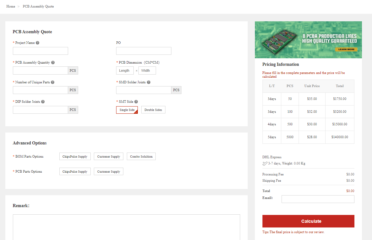 pcb fabrication and assembly